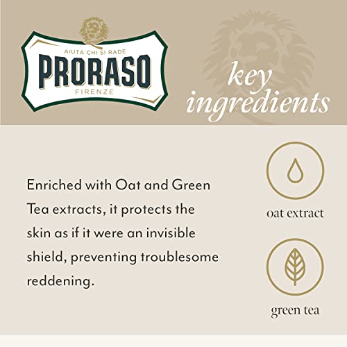 Proraso Shaving Soap in a Bowl, Sensitive Skin, 5.2 Oz