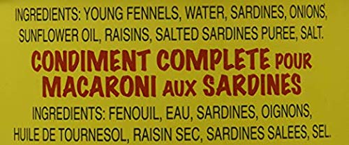 Cuoco Seasoning for Macoroni, Pasta con Sarde, 14.5 ounce (Pack of 6) Cuoco Condimento per Pasta con Sarde