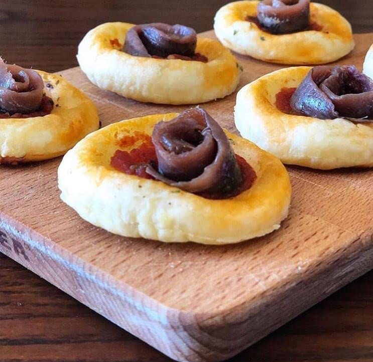 Delfino Battista Anchovies Fillet in Oil from Cetara, Italy | 14.5 Ounce | Pack of 2