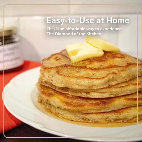 Truffletopia I Black Truffle Sauce I With Real Natural Black Truffles I Versatile Topping or Condiment for Seasoning, Cooking & Baking I Gluten Free, Non-GMO, No MSG, Cholesterol, or Sugar I 2.8 oz