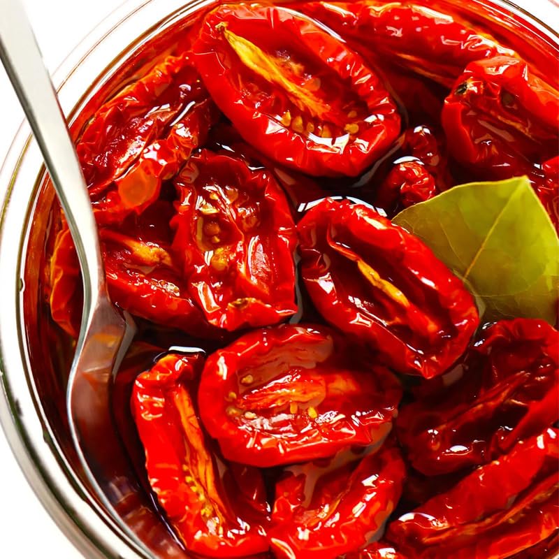Flora Foods Sun-Dried Tomatoes In Oil | Organic | 10.22 oz (290g) | Product of Italy | Premium Quality