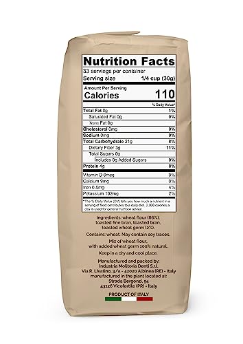 Infibra Bread + Flour (Non-GMO, All Natural) 2.2 Lb.