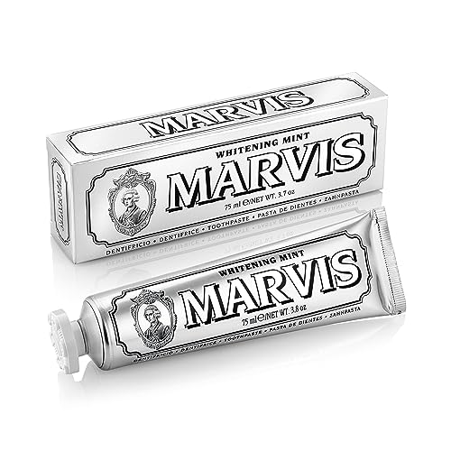 Marvis Whitening Mint Toothpaste, Imported from Italy, 3.8 Oz