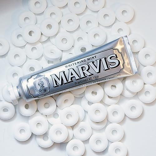 Marvis Whitening Mint Toothpaste, Imported from Italy, 3.8 Oz