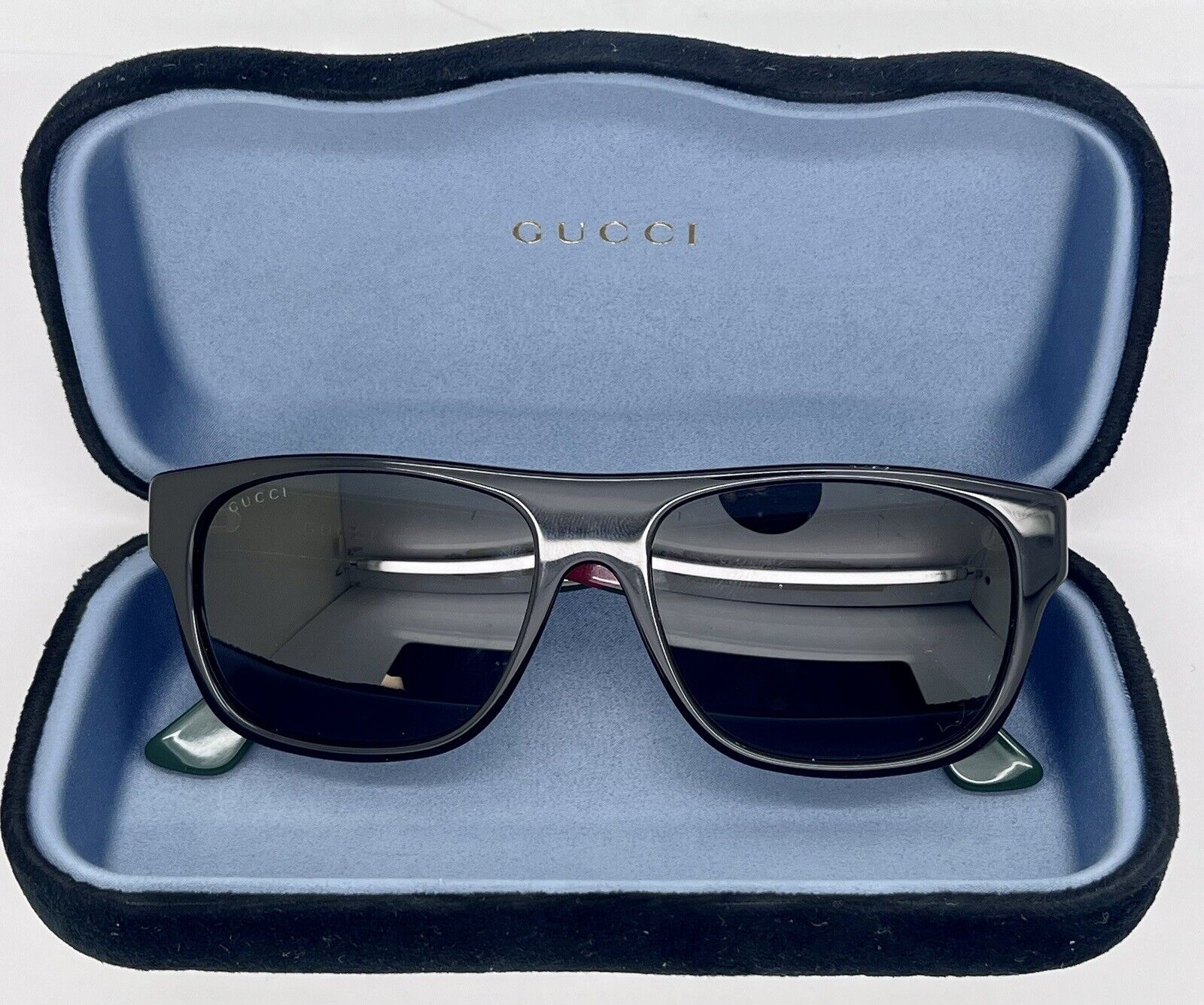 Gucci GG0341S BLACK/GREY 56/17/150 men Sunglasses