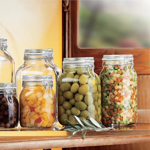 Italian Made Bormioli Rocco Fido Jar, 50.75 Oz