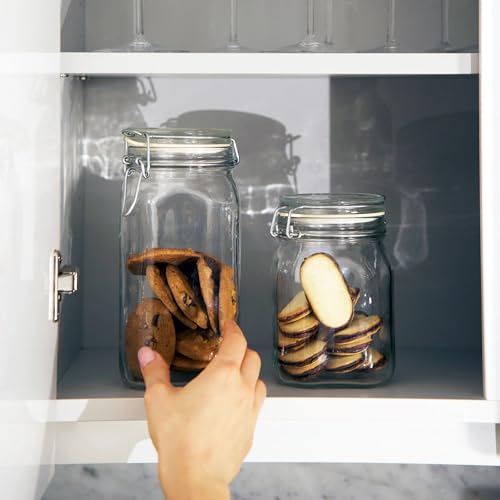 Italian Made Bormioli Rocco Fido Jar, 50.75 Oz