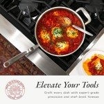 Italian Crafted 3.5 Quart Stainless Steel Sauté Pan