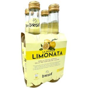 Italian Lurisia Limonata Lemon Soda 4-Pack 9.3oz Bottles