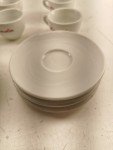 Italian Porcelain Cups & Saucers Set
