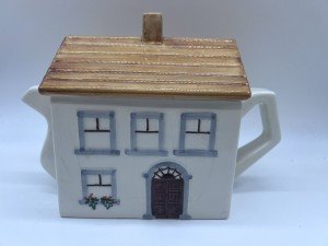 Italian Vintage Ceramic Cottage Teapot