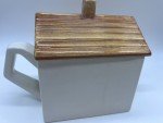Italian Vintage Ceramic Cottage Teapot