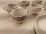 Italian Porcelain Cups & Saucers Set