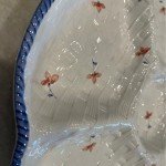 Italian Ceramic Round Floral Platter