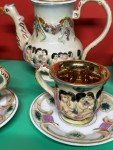 Italian Vintage Capodimonte 13-Pc Tea Set