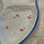 Italian Ceramic Round Floral Platter