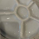 Italian Ceramic Round Floral Platter