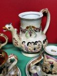 Italian Vintage Capodimonte 13-Pc Tea Set