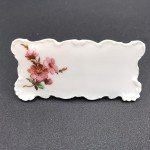 Vintage Floral Porcelain Place Card Holders - Italy