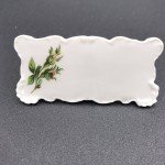 Vintage Floral Porcelain Place Card Holders - Italy