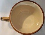 Italian Bamboo Pattern Teacups & Saucers - 2 Sets