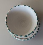 Hand-Painted Vintage Egg Cup and Saucer Set