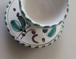 Hand-Painted Vintage Egg Cup and Saucer Set