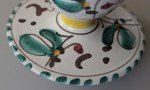 Hand-Painted Vintage Egg Cup and Saucer Set