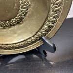 Antique Solid Brass Round Bowl - Italian Art