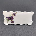 Vintage Floral Porcelain Place Card Holders - Italy