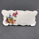 Vintage Floral Porcelain Place Card Holders - Italy