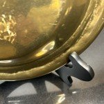 Antique Solid Brass Round Bowl - Italian Art