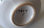 Hand-Painted Vintage Egg Cup and Saucer Set