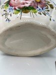 Italian Vintage Floral Soup Tureen with Spoon