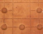 Italian Ceramic Tile Wood Frame Trivet - 8.5