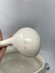 Italian Vintage Floral Soup Tureen with Spoon