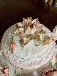 Vintage 1940s Floral Capodimonte Soup Tureen