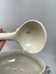 Italian Vintage Floral Soup Tureen with Spoon