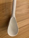 Italian Vintage White Ceramic Soup Ladle Replacement