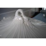 Elegant Italian Ivory White Swan Soup Tureen