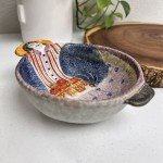 Italian Figural Lady Candy Bowl
