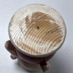Hand-Painted Vintage Santa Egg Cup from Italy