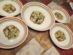 Italian Made 5 Piece Pasta Dinnerware Set