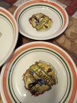 Italian Made 5 Piece Pasta Dinnerware Set