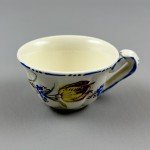 Italian Vintage Floral Teacup and Saucer Set