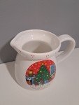 Vintage Lillian Vernon Christmas Pitcher - Made in Italy