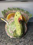 Vintage Italian Majolica Cabbage Soup Tureen