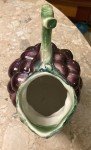 Italian Vintage Purple Grape Ceramic Pitcher