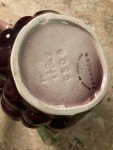 Italian Vintage Purple Grape Ceramic Pitcher