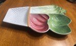 Hand-Painted 16" Italian Ceramic Snack Tray